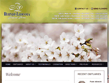 Tablet Screenshot of berndt-ledesmafuneralhome.com